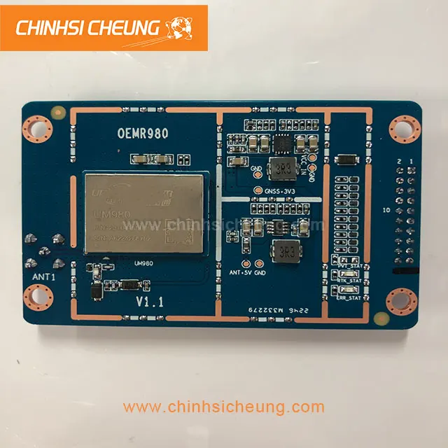 High Precision Gnss Rtk Positioning Board Oerm980 Gnss Receiver Board