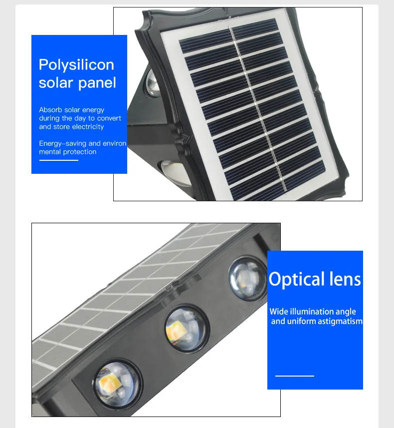 Waterproof Color Outdoor 4W 6W 8W Light-emitting Diode Solar Washing Lamp Garden Hotel Park Outdoor Decorative Lighting