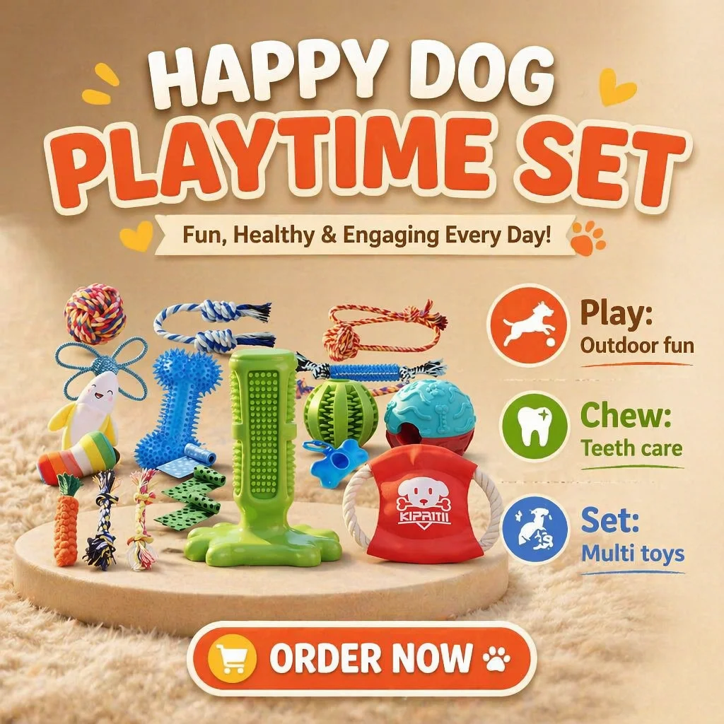 HUGMEI Custom Cotton Cartoon Cute PP Novelty Interactive Puppy Cat Plush Squeaky Chew Rope Toy Sets Dogs & Cats Wholesale