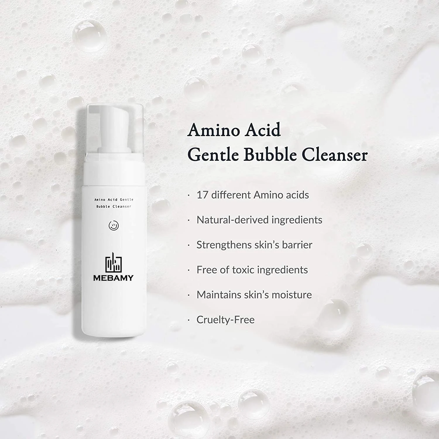 gentle bubble cleanser