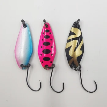 Alpha 3.5g Metal Trout Lure Fishing Lures Spoon Bait Fishing Spoons