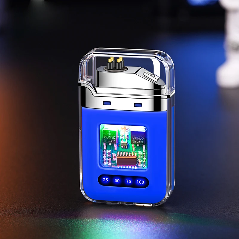 plasma cigarette lighter Cool Electric USB Rechargeable Dual Arc Plasma Lighter
