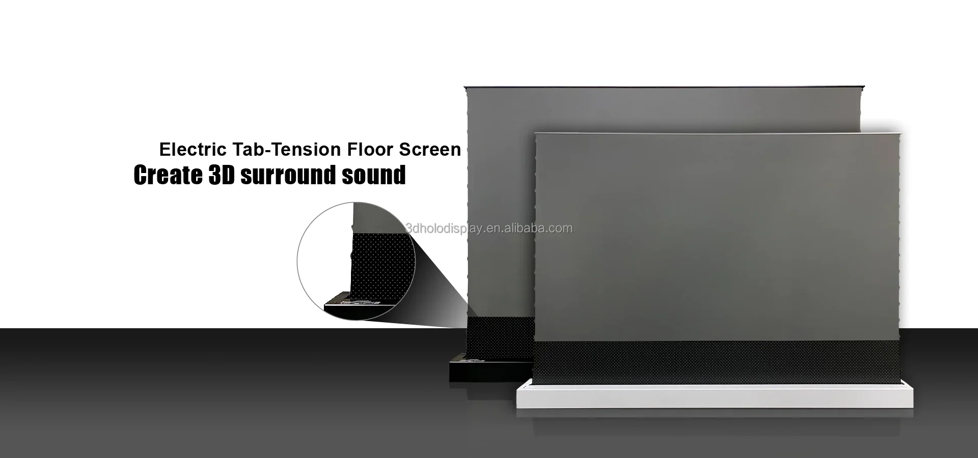 16:9 100calowy silnikowy podłogowy projektor ALR 4