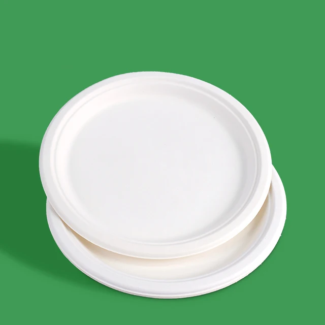 Factory Price Customized Diodegradable Disposable Cake Round Paper Plates Tray For Food factory