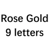 Rose gold 9 letters