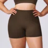 Pantalones cortos-marrón