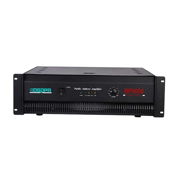 DSPPA MP4000 PA Power Amplifier 2U 2000 Watt Audio Power Amplifier