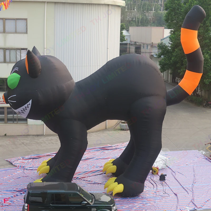 12m 40ft Tall Giant Inflatable Black Cat For Halloween Decoration Buy
