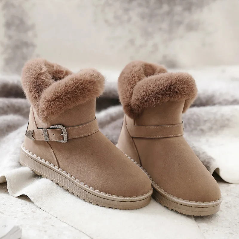 Winter snow boots keep warm hight boot for women