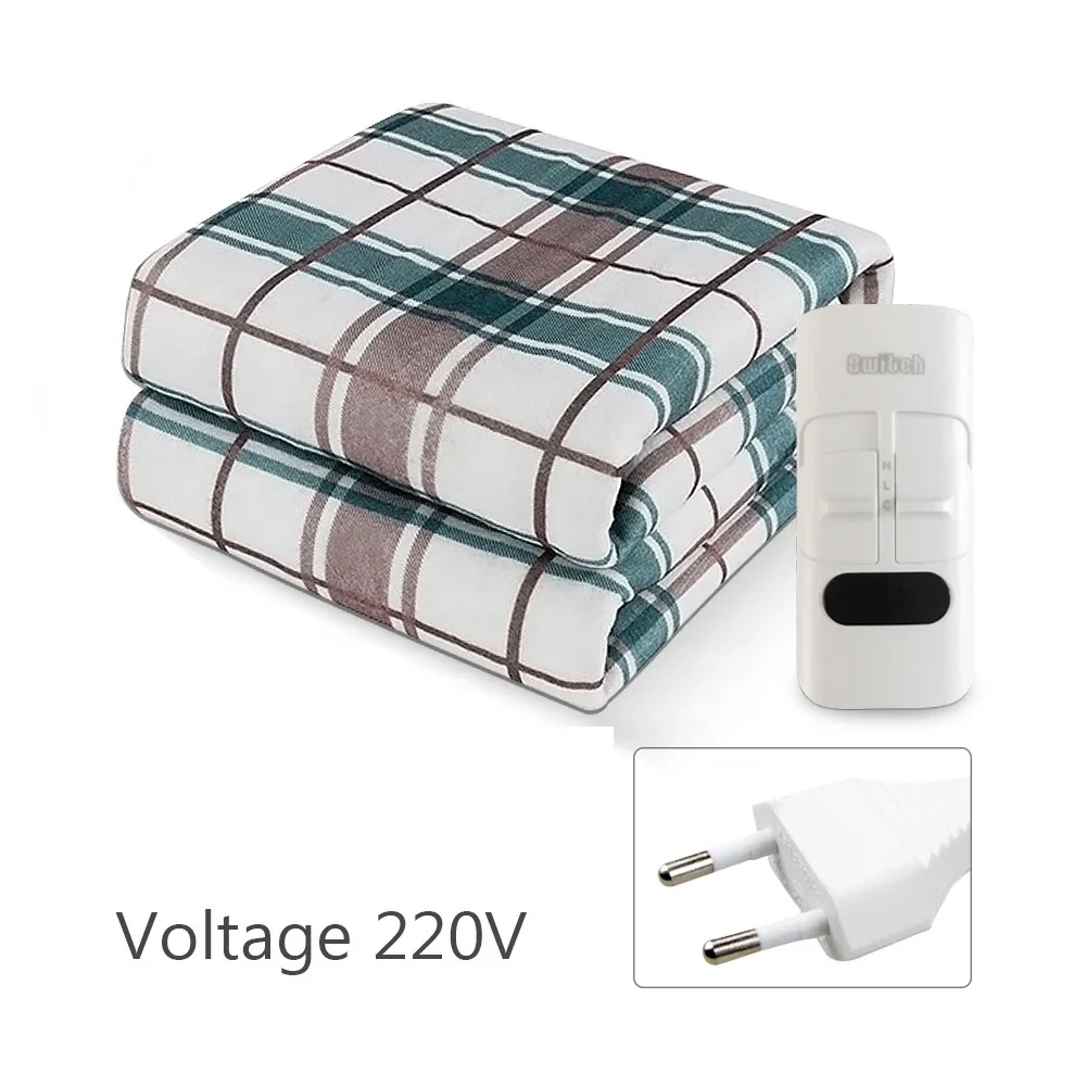 Electric Blanket for Single or Double Use Safe Household Dehumidifying Electric Mattress Pad Heated Blanket 3