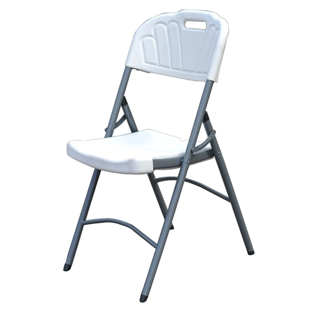 Modern Design Foldable Outdoor Chairs Cheap Metal and HDPE Plastic for Patio Garden Furniture Steel Frame Wood Construction