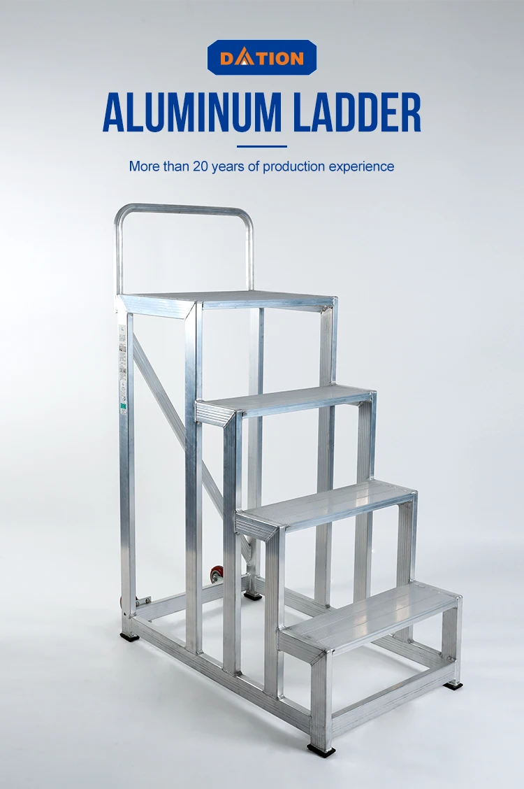 Customized Industrial Machine Step Ladder Walkway Assembly Removable
