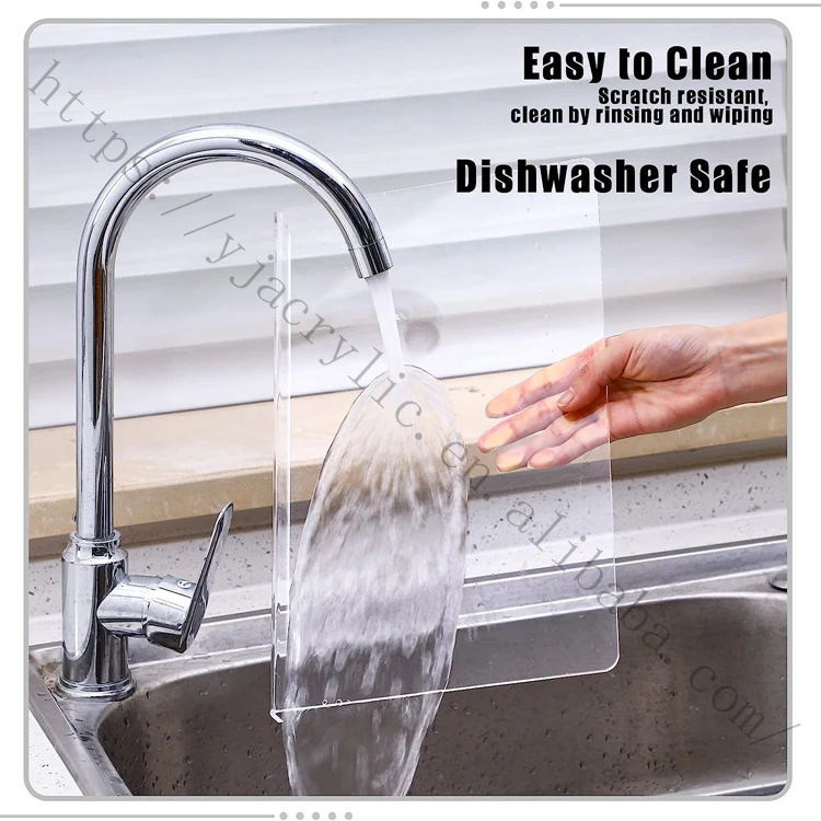 Acrylic Cutting Board With Counter Lip Buy Acrylic Cutting Board With