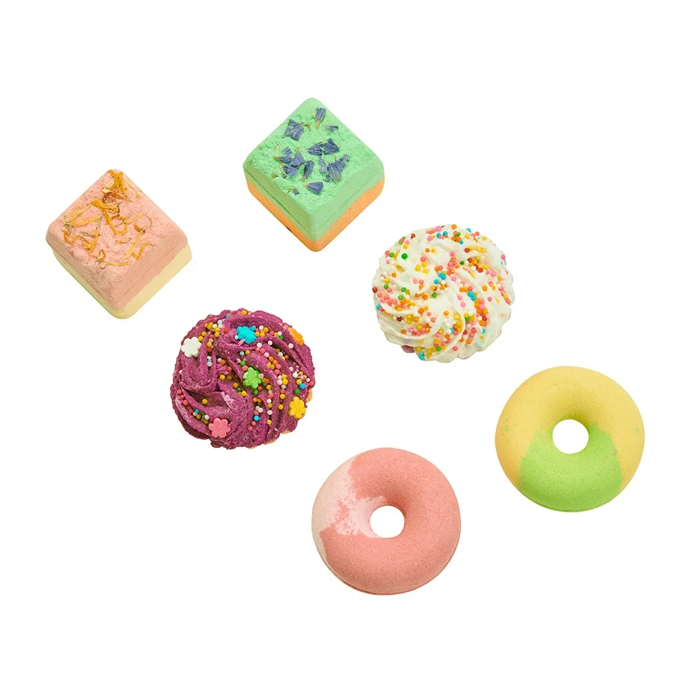 Лидер продаж на Amazon, ручная работа, сладкие ягоды, Бомбочки для спа-ванны, Бомбочки для ванны в форме торта в форме звезды