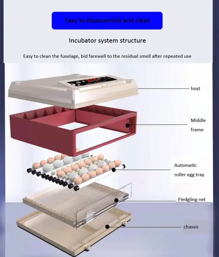 Poultry Digital Diagram Automatic Cheap 360 Egg Incubator Hatching Machine for Sale