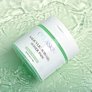 Wholesale Organic Vegan Salicylic Acid Gel Toner Pads 100g for Face Skin Peel Calming Glowing Anti-Wrinkle