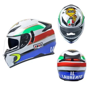 DOT Certified AD Full Face Helmet ABS Modular Racing Motorcycle Helmet New Condition-Factory Wholesale