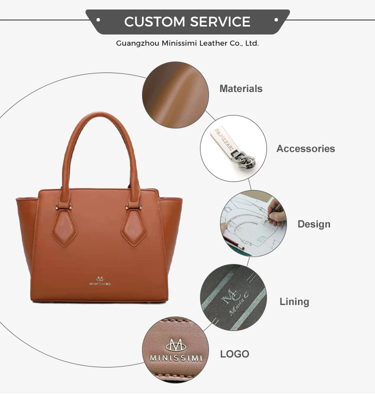 Minissimi Custom Logo Sac A Main Femme Women's Bag Tote Bags Handbags ...