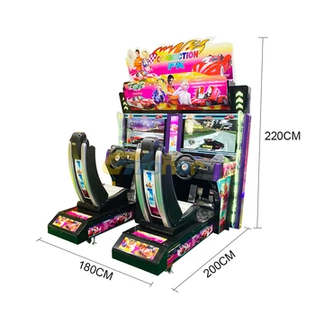 coin operated racing car game HD Video Twins Outrun Racing Car Coin Operated Arcade Driving Simulator Game Machine