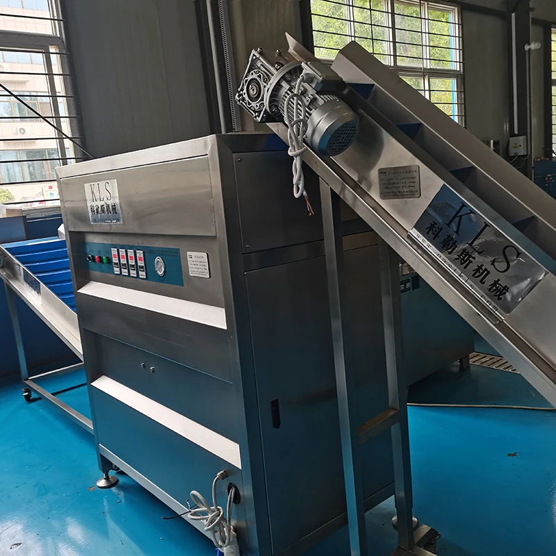 KLS Onion Skin Peeling Removing Machine Onion Root Cutter Onion Machine Shallot Peeling Machine