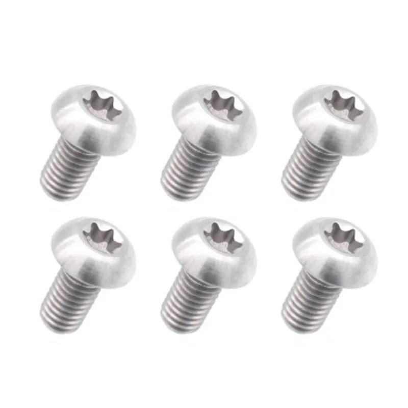 M5 M6 Gr2 Gr5 Hex Socket Tapered Head Titanium Audi Q5 Wheel Bolts Plastic Bolt Cone Screws M6 16 Black
