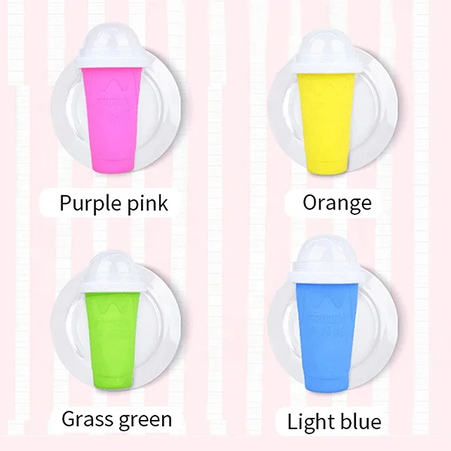 Волшебная мягкая чашка, быстрозамороженный напиток для смузи, силиконовая чашка, сжимаемая чашка для мороженого
