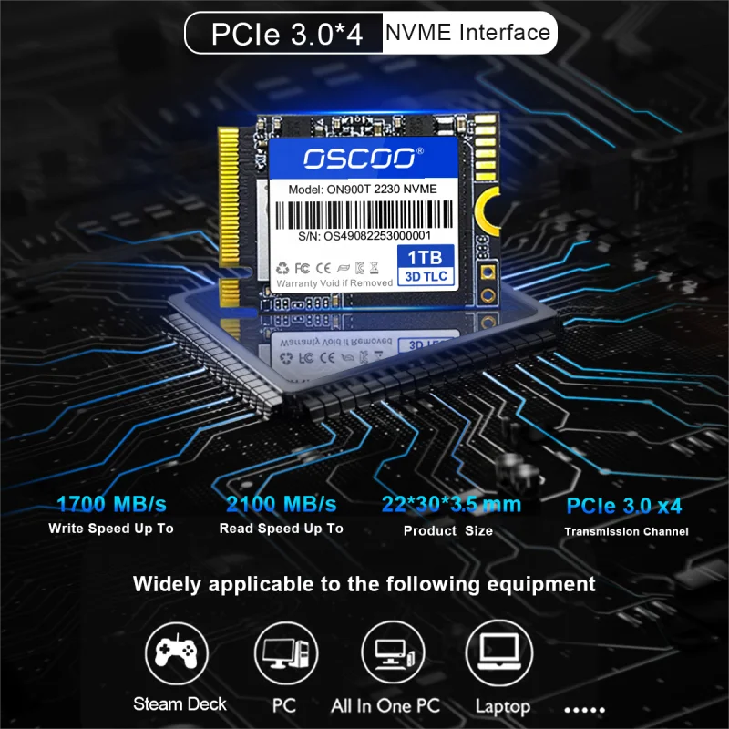 M.2 2230 SSD - High Capacity, Fast Performance for Laptops