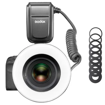 Godox MF-R76 Macro Ring Flash 5000K Ring LED Light Speedlite Flash Light for Canon Nikon Sony and Other DSLR Cameras
