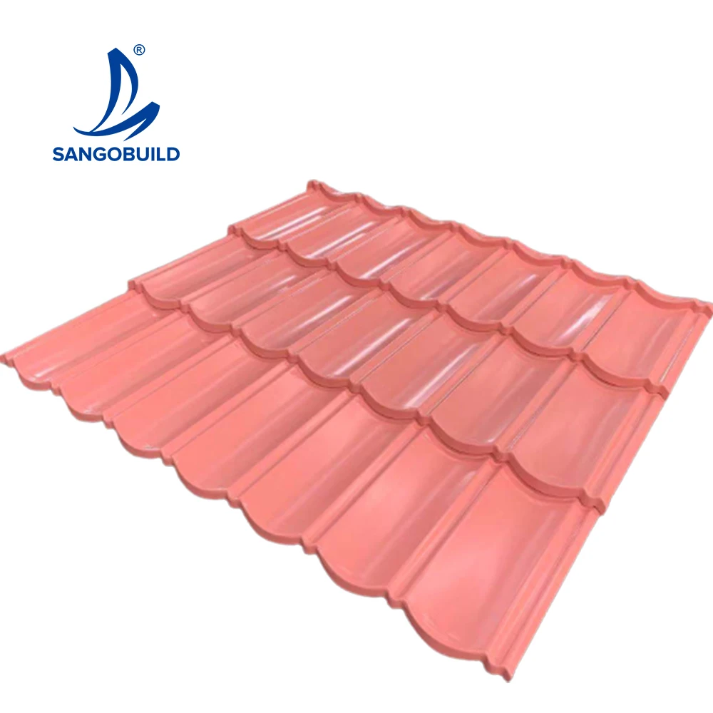 Reusable Color Painted Corrugated Sheet Roof Tile Gi Metal Roofing Ppcg Decorative Zinc Metal Roofs Coated Color Steel Sheet