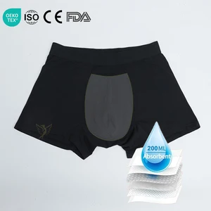 Hygieia Anti-Bacterial No Leak Incontinence Panties Reusable Urinary Washable Heavy Flow Incontinence Underwear Built-in Pad