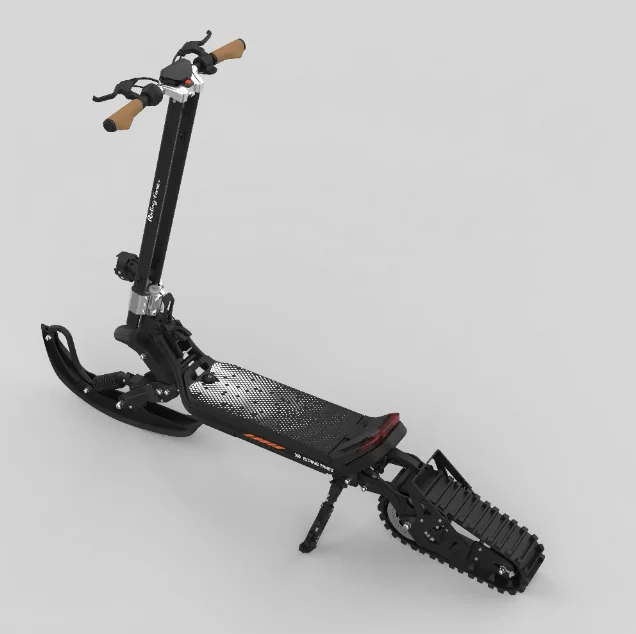 G63 DIY 1800W Motor Electric Two-Wheel Scooter 30Ah Waterproof Quick Release Cable Snow Ski Sled with Quick Release System