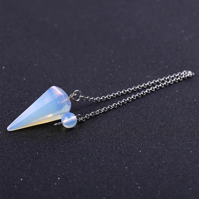 Trade Insurance Best Quality Natural Stone 9 Styles Gemstone Pendulum