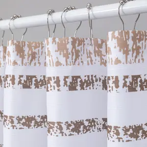 Honeymoon Hot Sell Natural Soft Treatment Rod Pocket Crinkle 85gsmMF Crinkle Window Curtain Panels 4PCS for Living Room