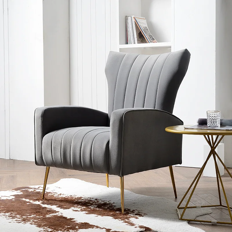 Modern Two Seater Sofa Living Room Furniture Sofa Blue Velvet Loveseats ...