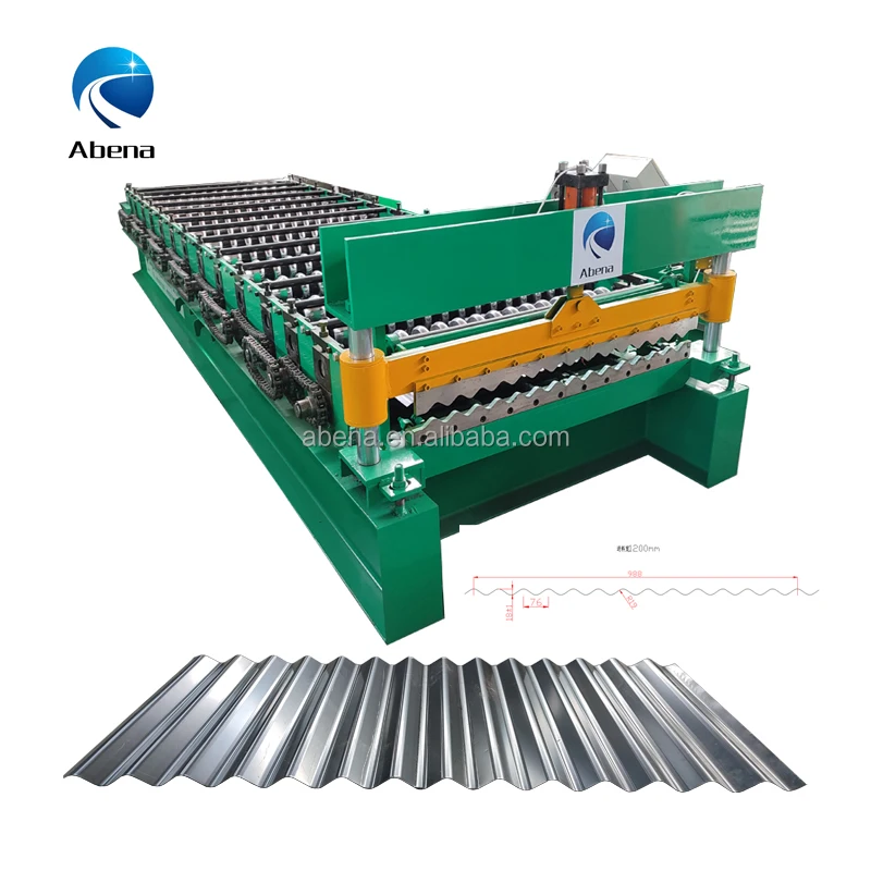 High Quality Metal Corrugated Roof Tile Sheet Roll Forming Machine For
