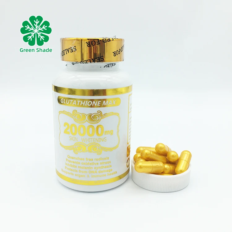 Top Seller Private Logo 20000mg Glutathione Collagen Vitamin C Capsule Super Skin Whitening Glutathione Gold Capsules Top Seller Private Logo 20000mg Glutathione Collagen Vitamin C Capsule Super Skin Whitening Glutathione Gold Capsules