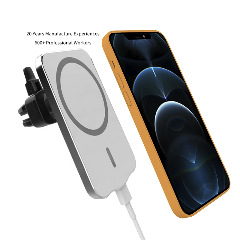 Магнитный Держатель Автомобильное магнитное зарядное устройство usb кабель 15 Вт магнитное беспроводное автомобильное зарядное устройство