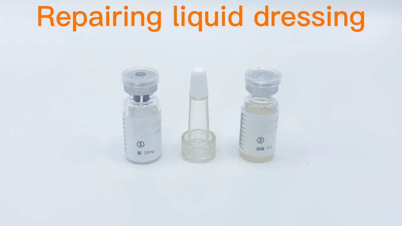Medical Skin Repair Liquid Dressing Facial Ampoule Lyophilized Powder