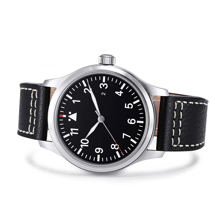 MEXDA Watch for Men High Quality Pilot Style Stainless Steel