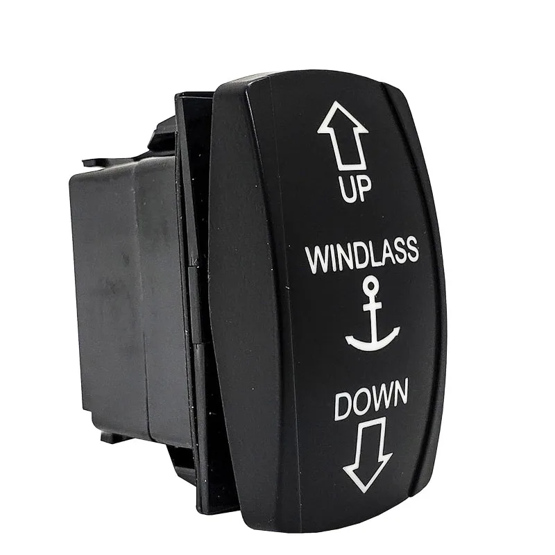 Marine Windlass Rocker Switch - 3 Position Momentary Control