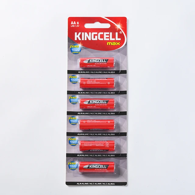 No. 5 High Capacity AA Alkaline Battery LR6 1.5V
