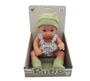 EPT Custom 12 Inch 12 Sounds Drinking Water Pee Baby Silicone Reborn Dressing Dolls Accessories Set