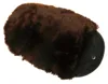 PELO MARRÓN OSCURO - CUERO MARRÓN