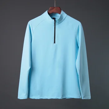 Mens quarter zip pullover golf 1/4 zip sweatshirt custom logo 1/4 zip golf dry fit pullover