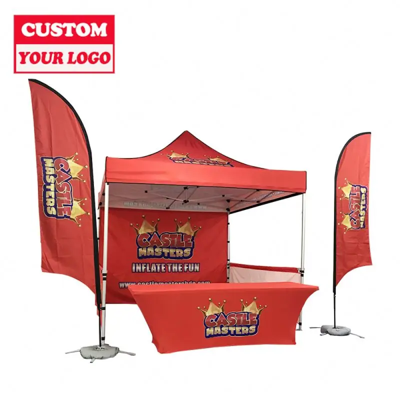 Waterproof Frame Tent Customizable Size Custom Patent Design Logo 10x10ft Canopy Tent