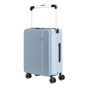 Carry Luxury Eco-Friendly Luggage TSA Lock Travel Rolling Cabin Luggage Featuring Spinner Wheel Shopping Cart Trolley Bag