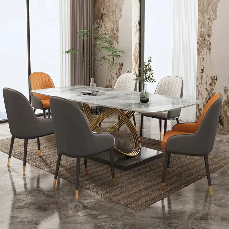 Latest Italian Design Contemporary Artificial Marble Dining Table
