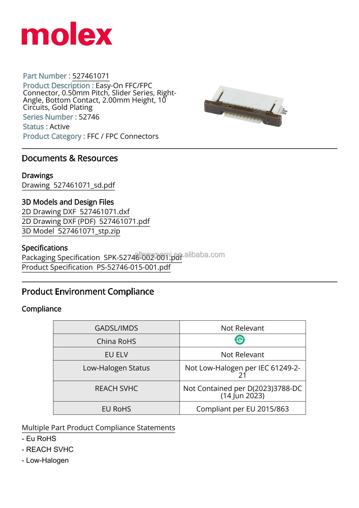 Hot sale Original 22-05-7058 Board Connector Male Right Angle 0.1 inch Pitch Solder Terminal Polarized White Type Connectors