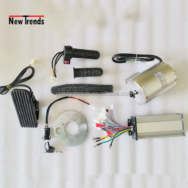 3000w 72v 60v 48v Bm1109 My1020 4900rpm Brushless Electric Motor