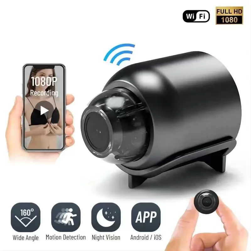 Mini Telecamera IP WiFi 1080P Full HD - Visione Notturna - Per Interni/Esterni - SmartCam - Foto 5